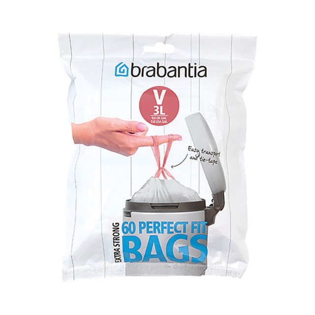 Avfallspåse Brabantia Perfectfit V 2-3 liter 40/rl - 2-3L - 1