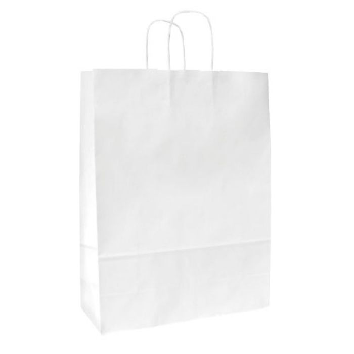 Papperskasse Luma Vit, 240x110x310 mm, FSC, 200 st - Kontor & Papper - Butik & Skyltning - Butikspåsar & Kassar