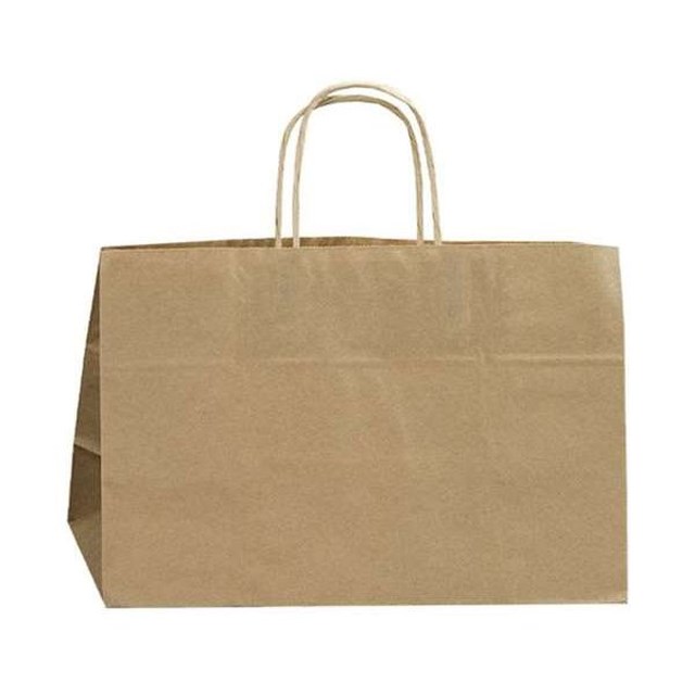 Papperskasse Recycled brun 32x13x42,5 250st - 1