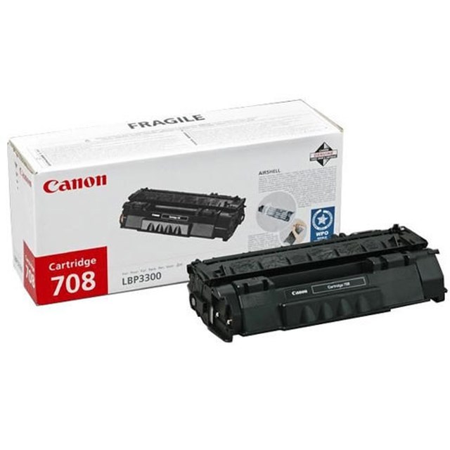 Lasertoner Canon CRT-708 svart - 1
