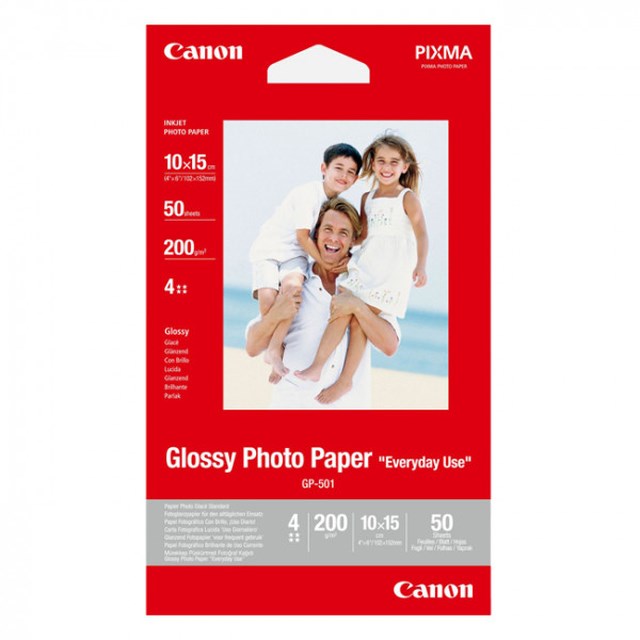 Fotopapper Canon GP-501 10x15cm 210g 100ark/fp - 100x150mm - 1