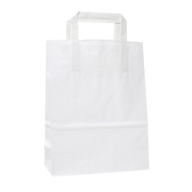 Papperskasse TakeAway Vit 26x17x25cm 250 st - 1