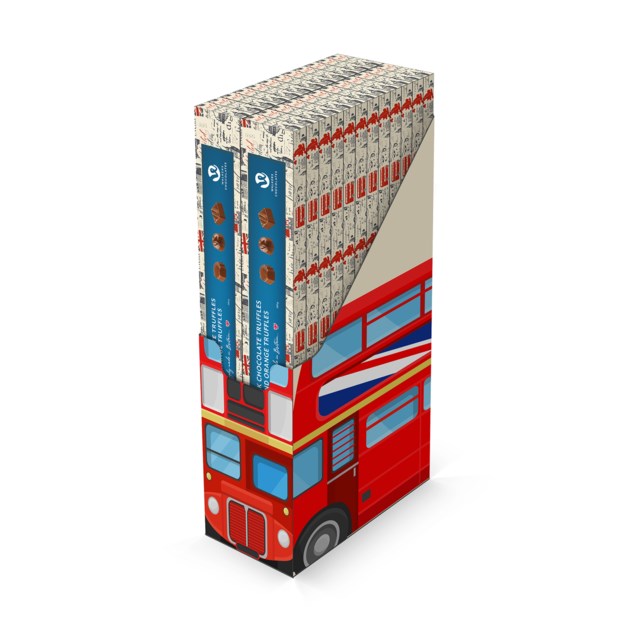 Chocolate Stick Box, Milk&Orange - 1