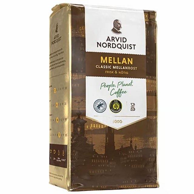 Kaffe kok Arvid Nordquist mellanrost 12x500g - 12x500g - 1
