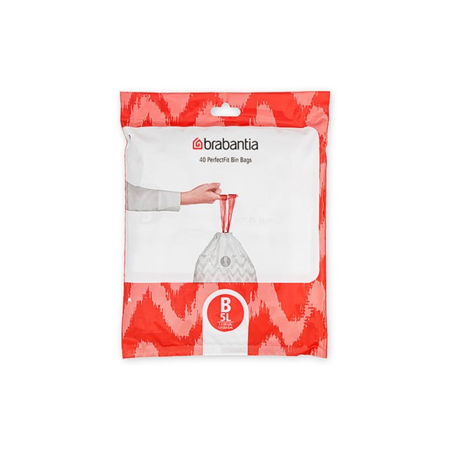 Avfallspåse Brabantia Perfectfit B 5 liter 40/fp - 5L - 1