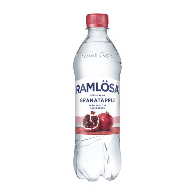 Mineralvatten Ramlösa Granatäpple, kolsyrat, 33 cl, 12 st - 1