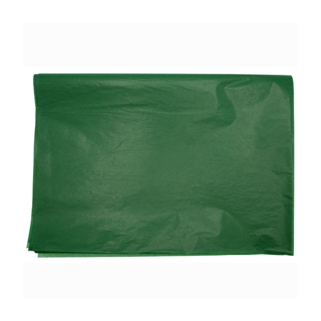 Silkespapper 51x76cm mörkgrön 25ark/fp - 510x760mm - 1