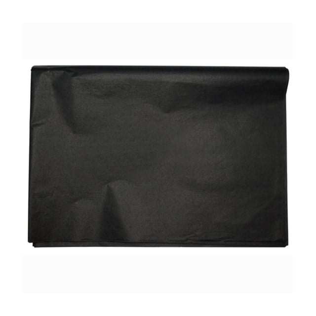 Silkespapper 51x76cm svart 25ark/fp - 510x760mm - 1