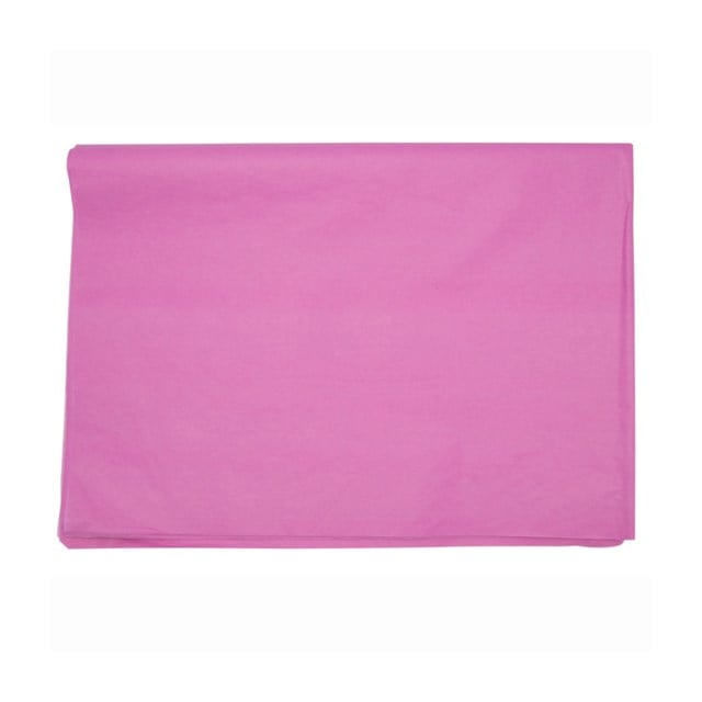 Silkespapper 51x76cm rosa 25ark/fp - 510x760mm - 1