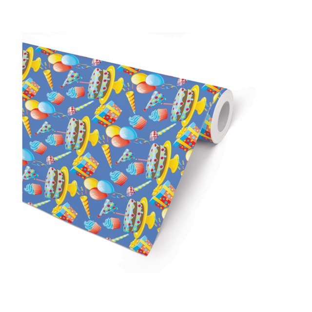 Presentpapper Happy Birthday 57cm x 154m 7kg - 570mmx154m - 1