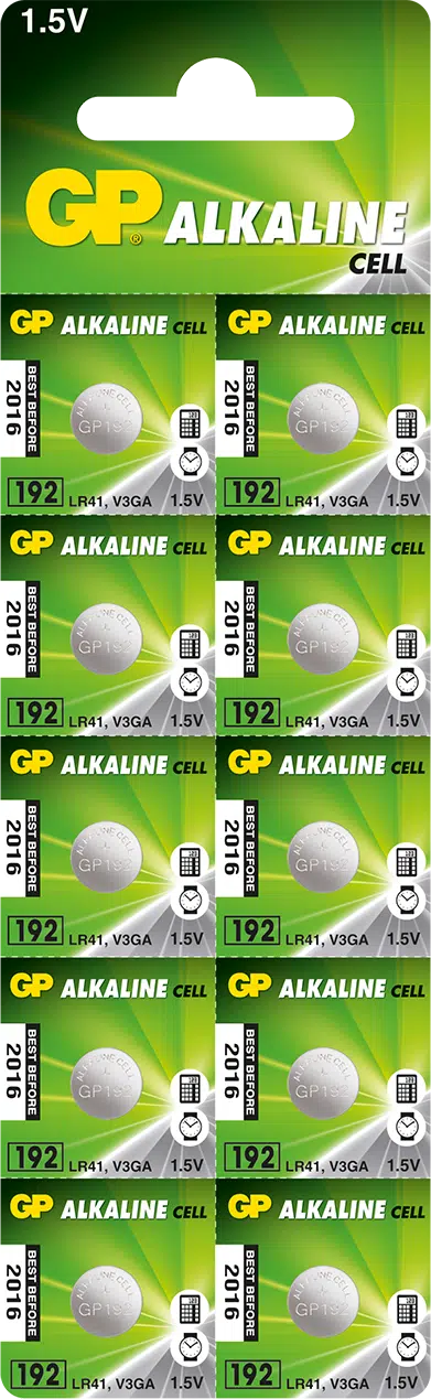 GP 1,5V, LR41, 10-pack - 1
