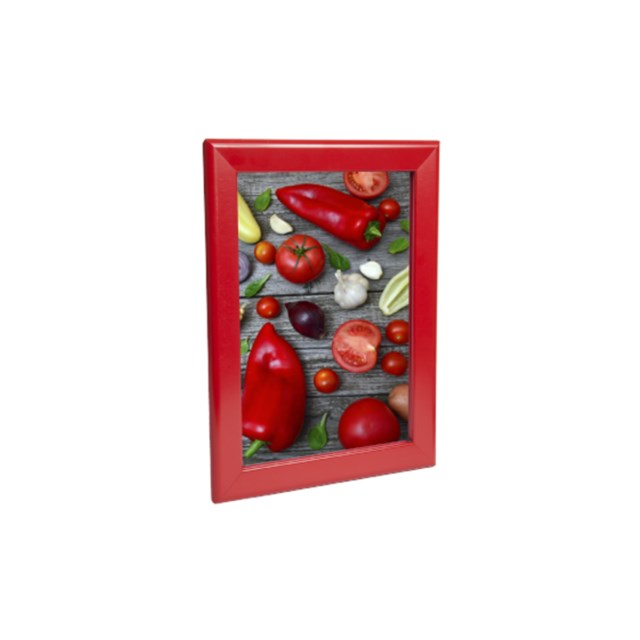 Väggram A4 röd 32mm - 1