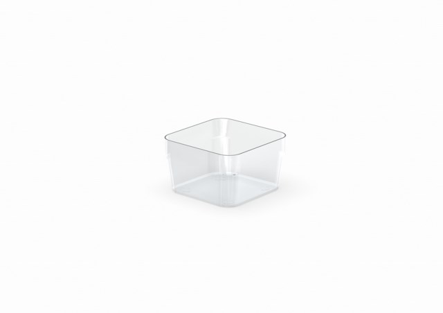 Förvaringslåda SmartStore Compact Sort 10x10cm transparent - 1