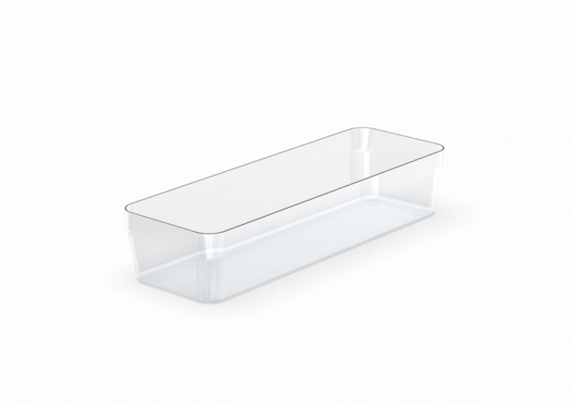 Förvaringslåda SmartStore Compact Sort 30x10cm transparent - 1