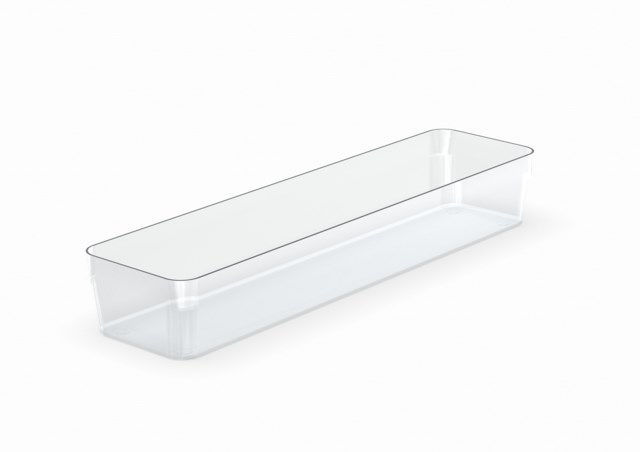Förvaringslåda SmartStore Compact Sort 40x10cm transparent - 1