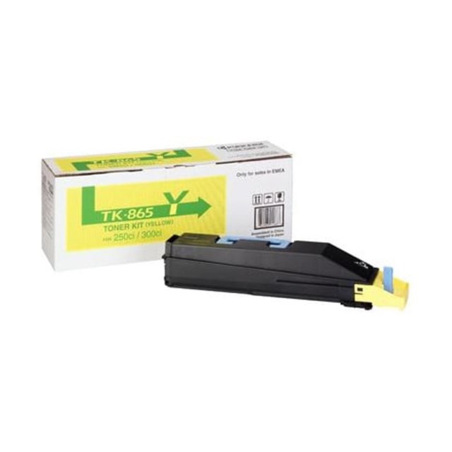 Lasertoner Kyocera TK-865Y TASKalfa 250Ci gul - 1