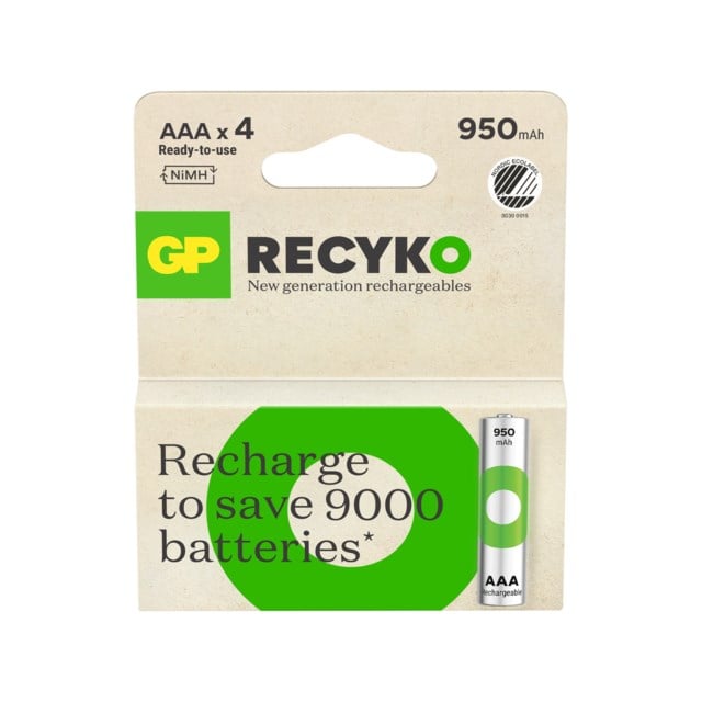Laddningsbara batterier GPB RECyko+ - 1