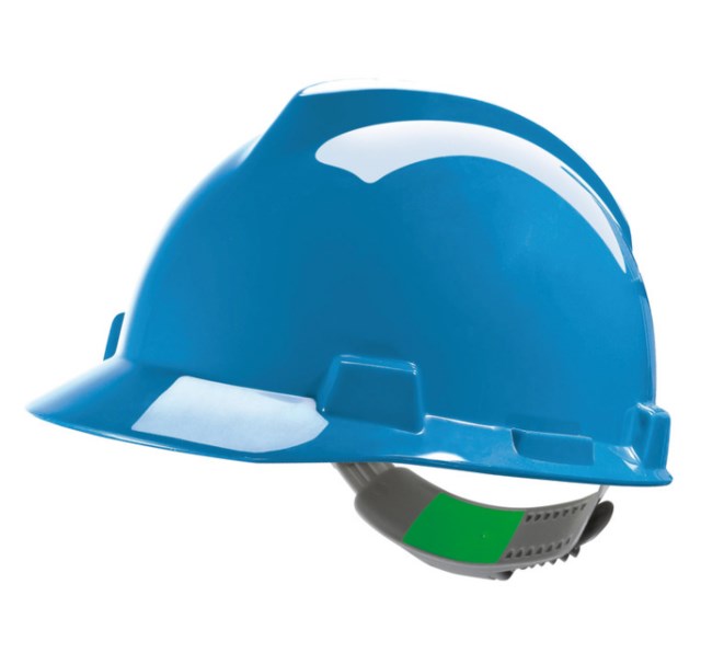 Skyddshjälm MSA V-Gard, blå - 1