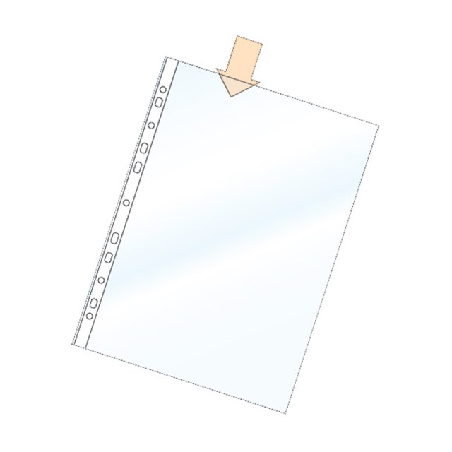 Plastficka Copysafe A4 0,06mm klar 100st/fp - C4M V2 - 1