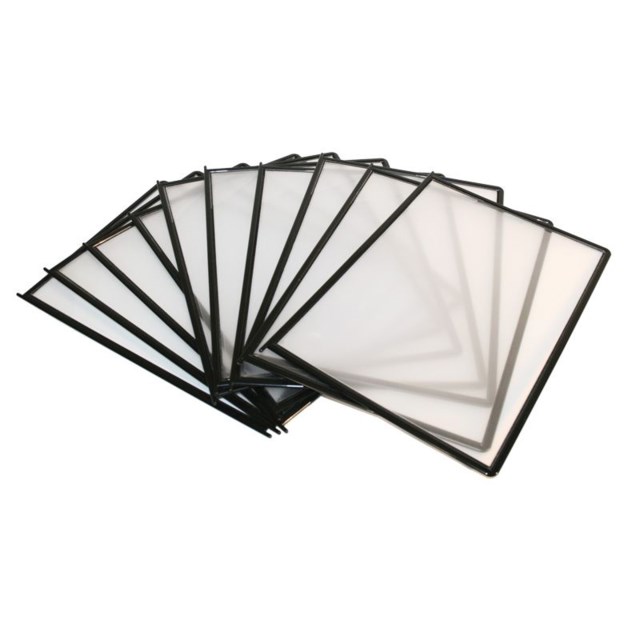 Panel Quickload A4 svart 10st/fp - A4 - 1