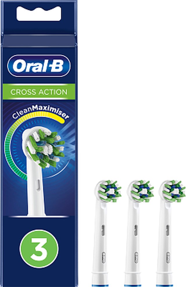 Oral-B Cross Action Tandborsthuvuden 3 st - 1