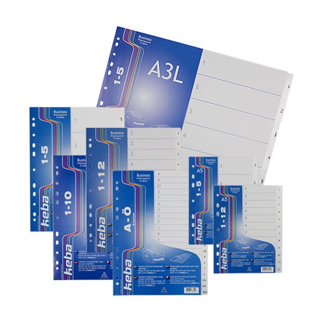 Plastregister Keba Business A5 1-5 - A4+ - 1