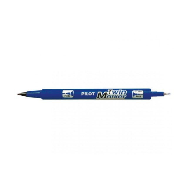Märkpenna Pilot BG Twin Marker blå - 1