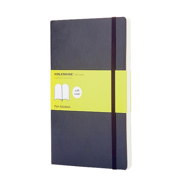 Anteckningsbok Moleskine Soft Large olinjerad svart - 1