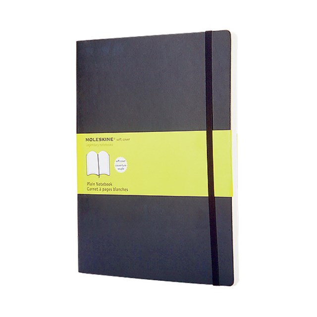 Anteckningsbok Moleskine Soft XL olinjerad svart - 1