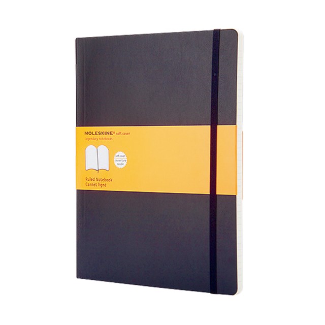 Anteckningsbok Moleskine Soft XL linjerad svart - 1
