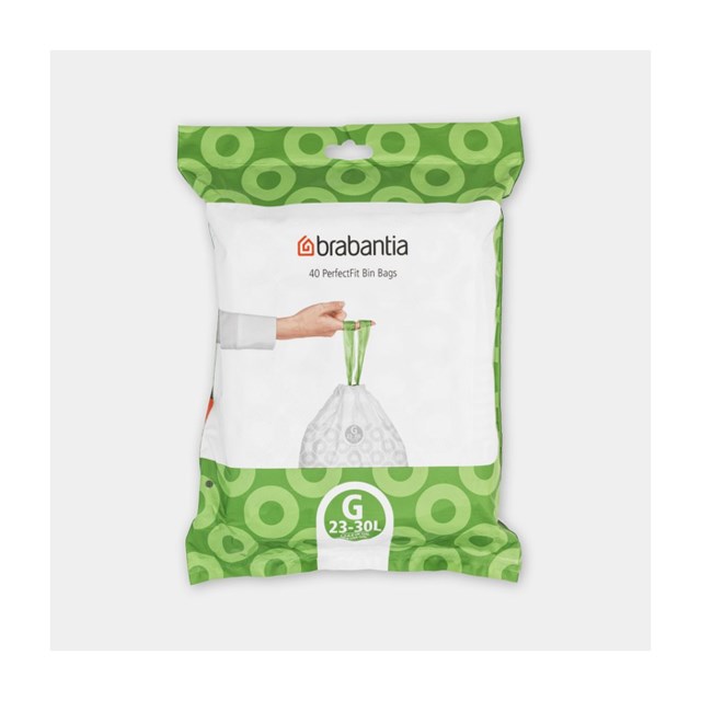 Avfallspåse Brabantia PerfectFit G 23-30 liter 40st/rle - 23-30L - 1
