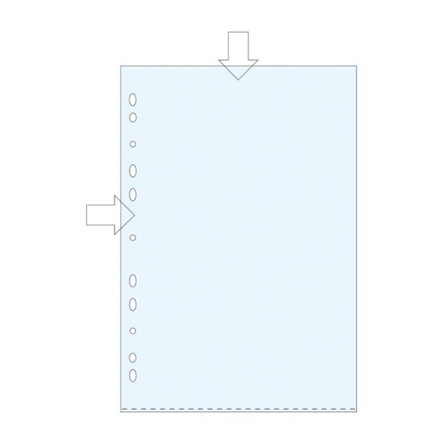 Plastficka renskuren A4 0,08 100/fp - 1