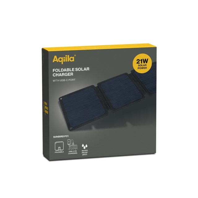 Solcellsladdare Aqiila Sunbird P21 21W - 1