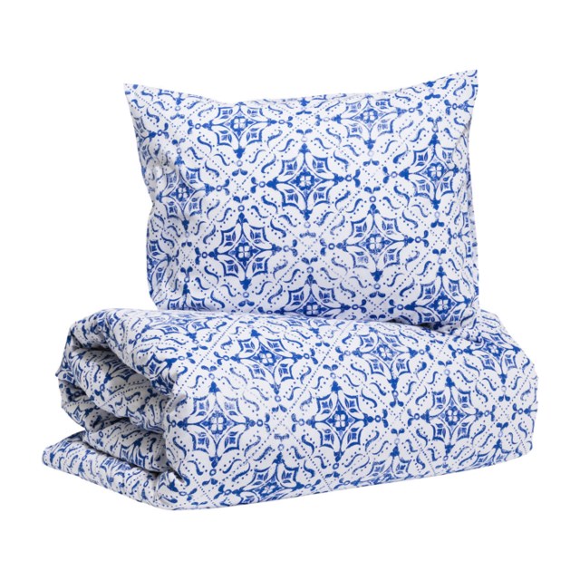 Bäddset Porslin Kosta Linnewäfveri dubbelset - 1