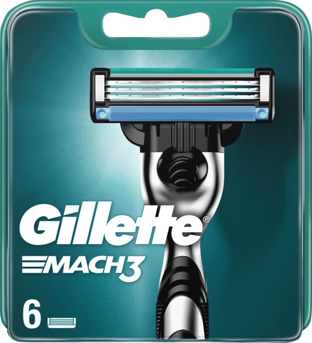 Gillette Mach3 Rakblad 6 st - 1