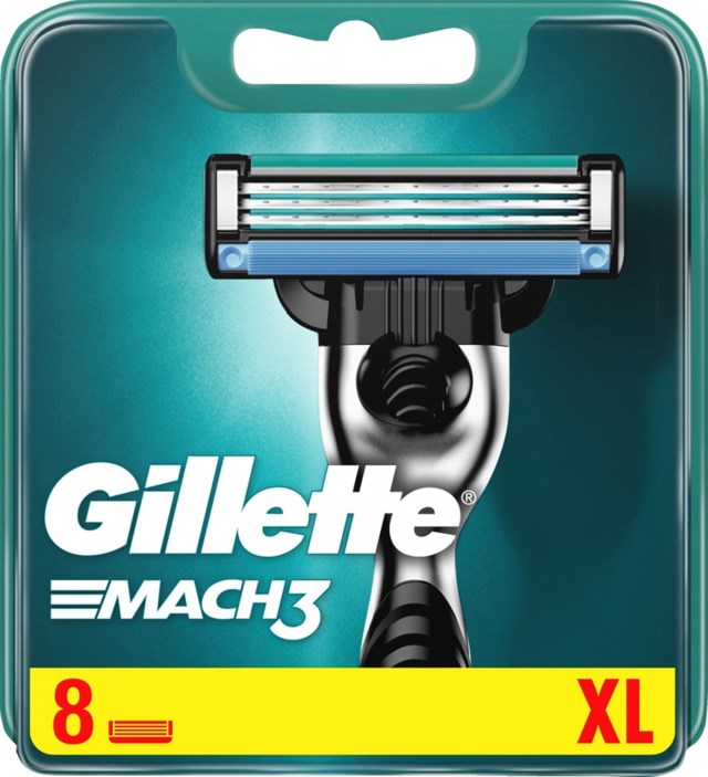 Gillette Mach3 Rakblad 8st - 1