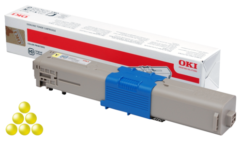 Lasertoner OKI C332/MC363 gul - Elektronik & IT - Toner & Bläckpatroner Original - Original-Toner OKI