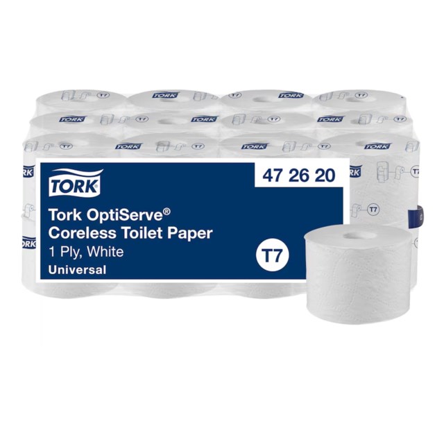 Toalettpapper Tork T7 Universal coreless 1-lags 24st/fp - 1