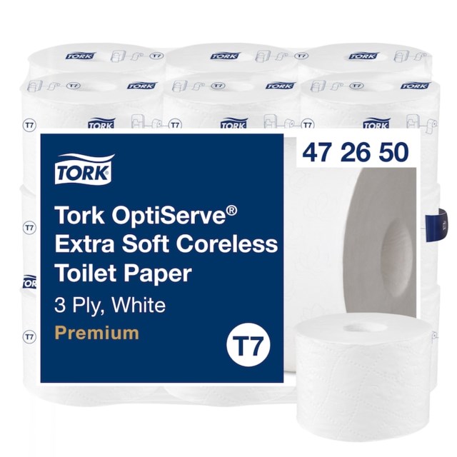 Toalettpapper Tork T7 Coreless Extra mjukt 18st/fp - 1