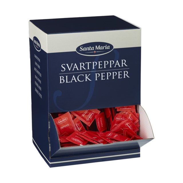 Svartpeppar portion 1500st - 1