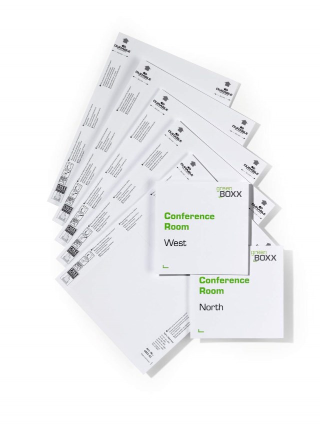 Insticksetiketter 149x148,5mm 20st/fp - 149x148,5mm - 1