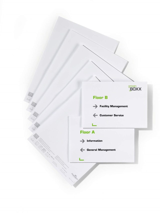 Insticksetiketter 210x148,5mm 20st/fp - 210x148,5mm - 1