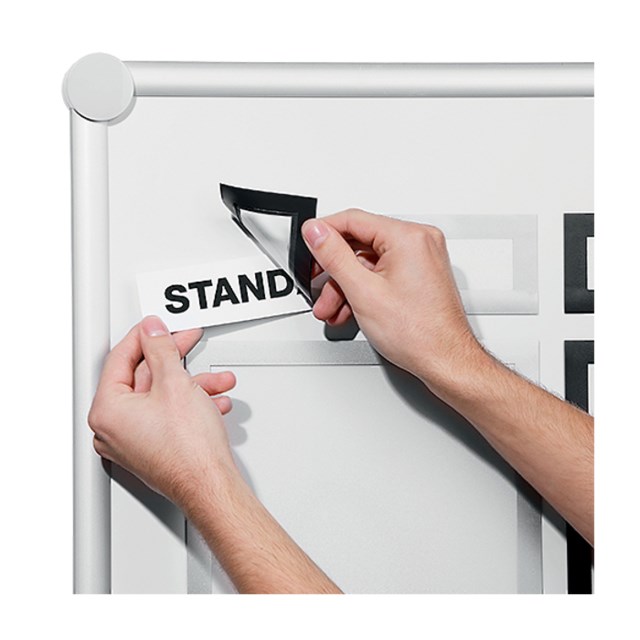 Rubrikram Duraframe Magnet A4 silver - 1