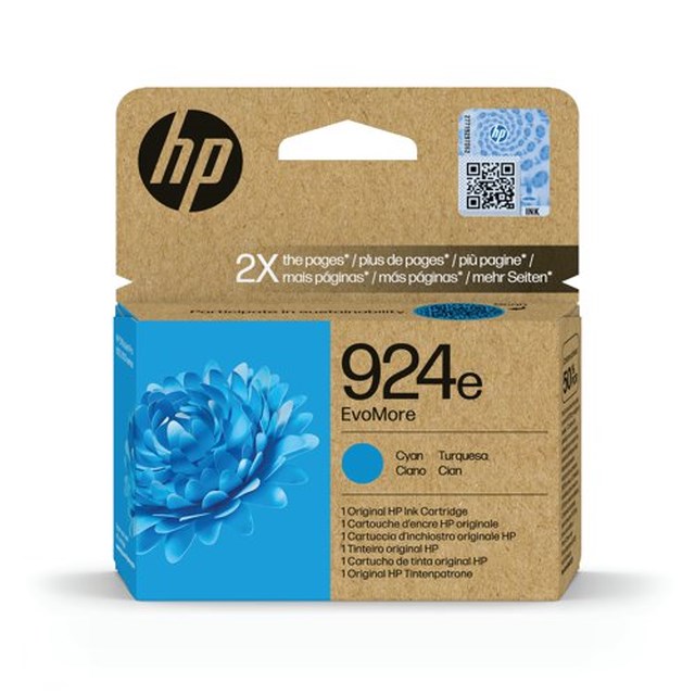 Ink-Jet HP 924e EvoMore cyan - 1
