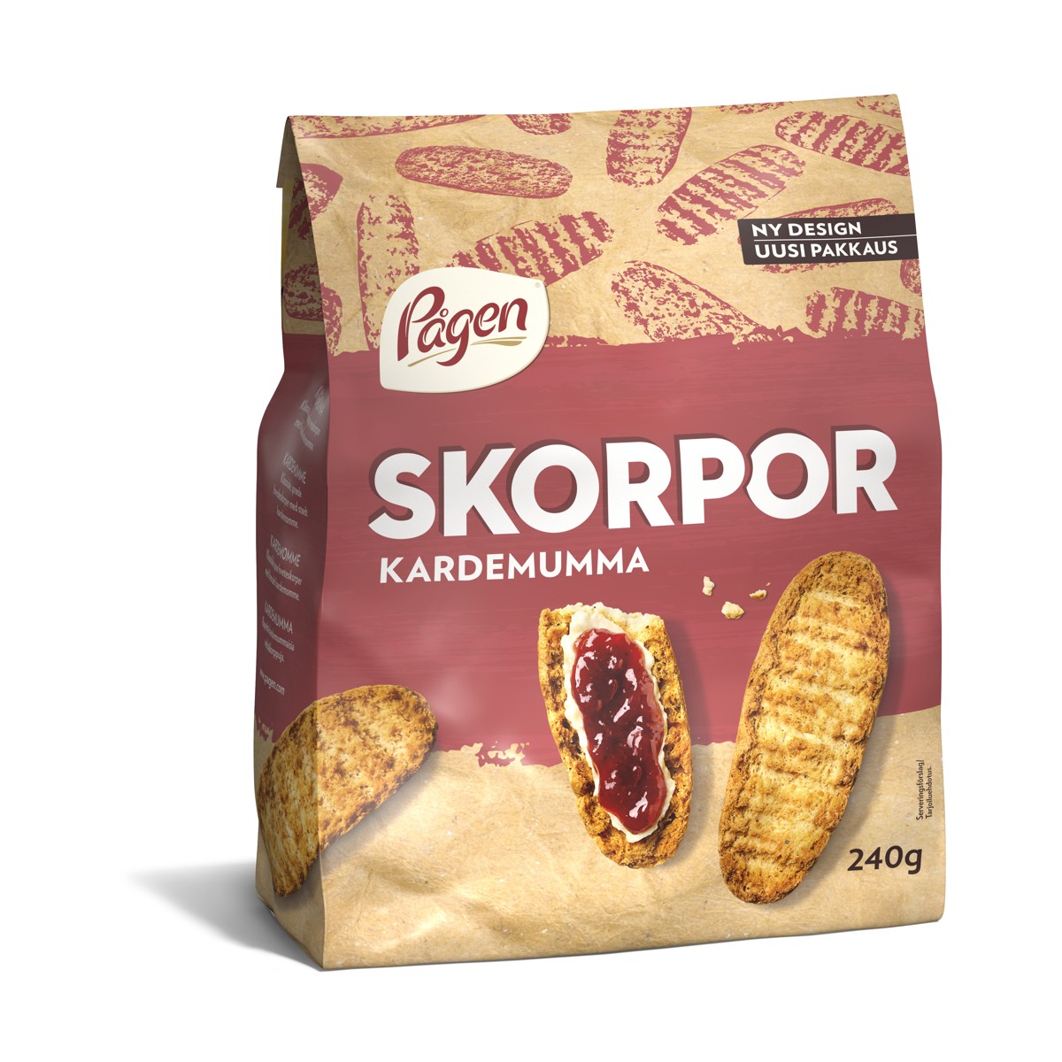 Skorpor Pgen Kardemumma, 240 g - Fika, Dryck & Kök - Godis & Skafferi - Kakor