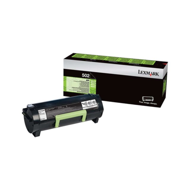 Lasertoner Lexmark Svart 502 1500 sid - 1