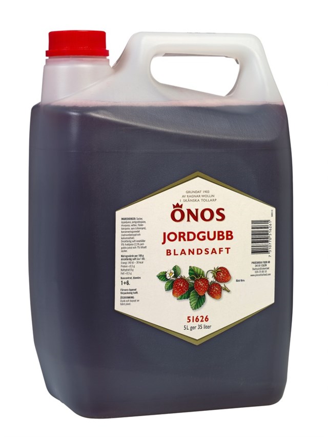 Önos Blandsaft Jordgubb 5L - 1