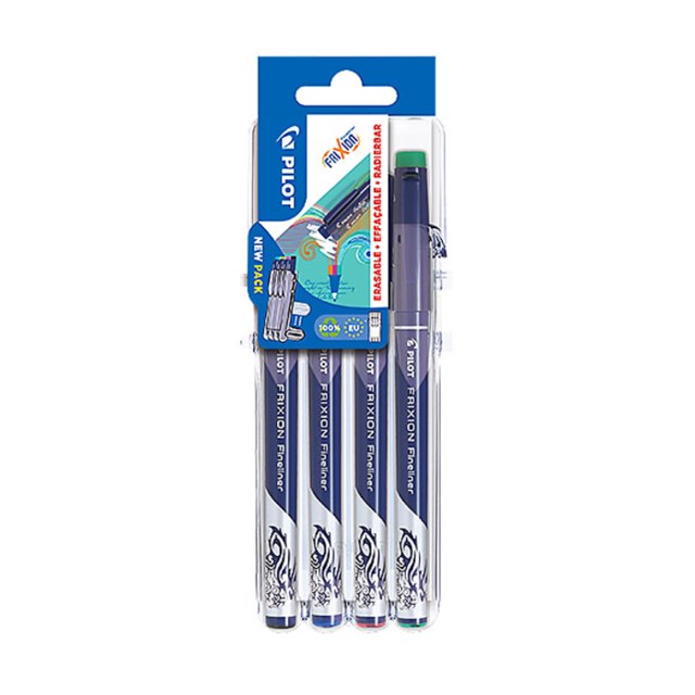 Fiberpenna Pilot Frixion Fineliner 4-set - 1,3mm - 1