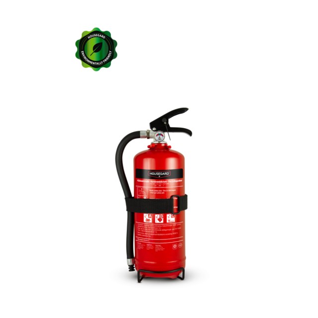 Brandsläckare Housegard Pulver 13A 89BC 2 kg röd - 2kg - 1