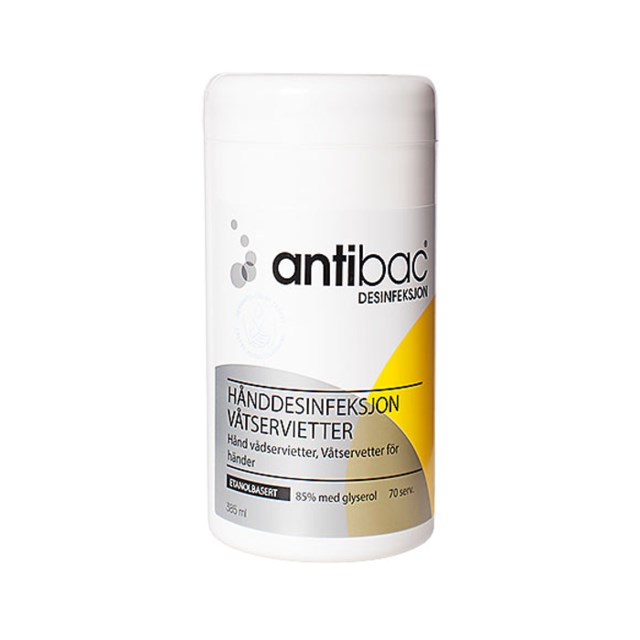 Desinfektionsservett Antibac hand 70st/fp - 1
